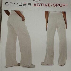 Spyder Women's Cream Wide Leg Pants